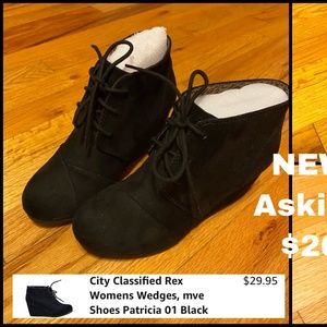 Classified Black Booties